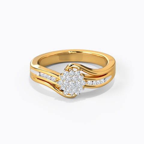 Floral Diamond Ring