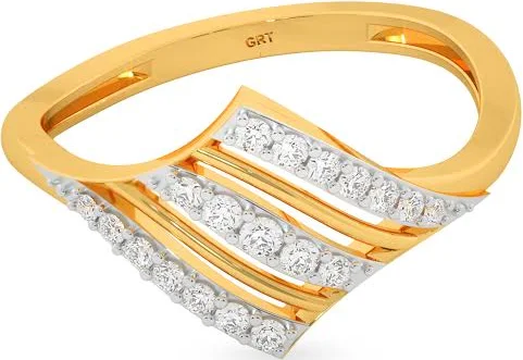 Textured Diamond Ring